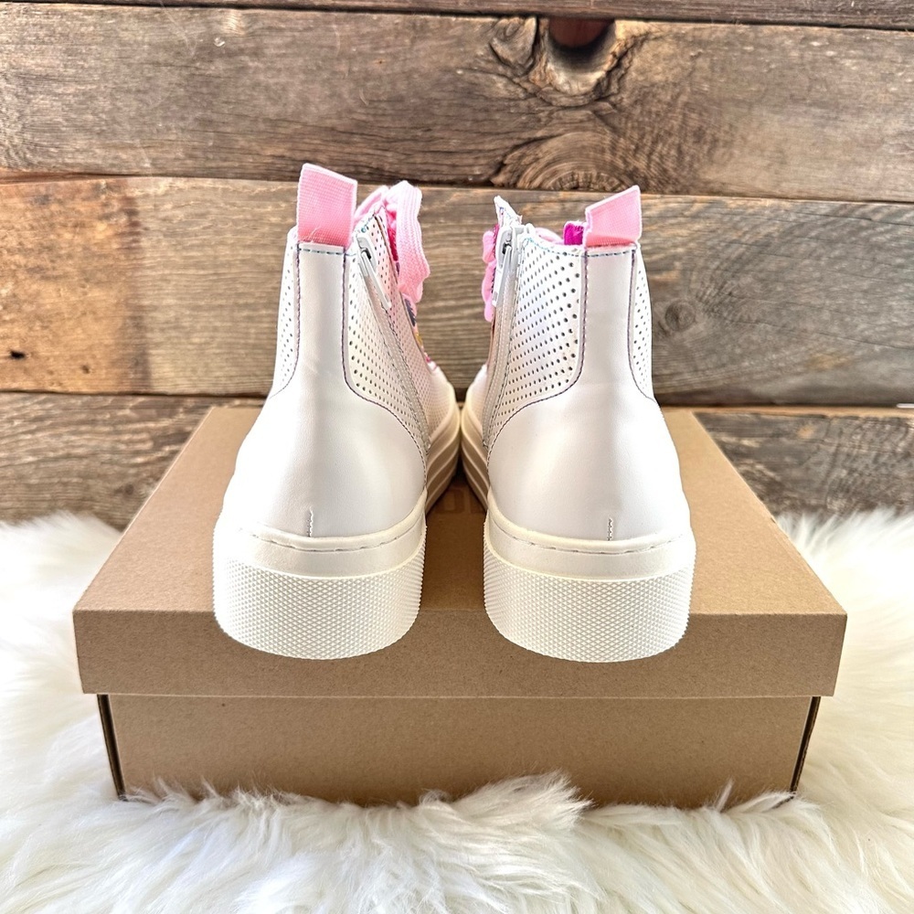STEVE MADDEN | JQuish Metallic High Top Sneaker - Picture 5 of 6